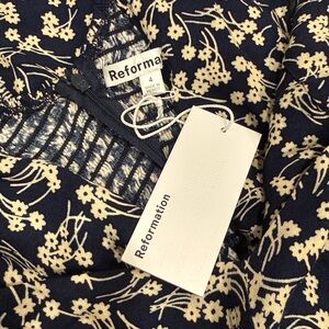 NWT Reformation Butterfly Dress Size 4